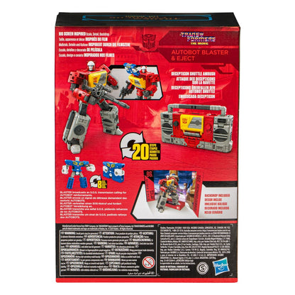 The Transformers: The Movie Generations Studio Series Voyager Class-actiefiguur Autobot Blaster & Eject 16 cm