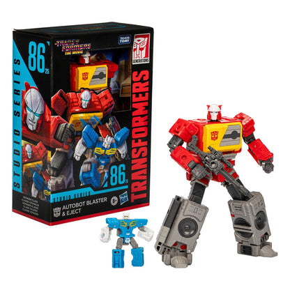 The Transformers: The Movie Generations Studio Series Voyager Class-actiefiguur Autobot Blaster & Eject 16 cm