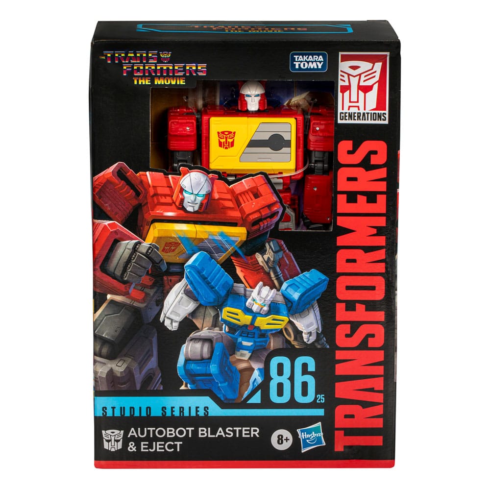 The Transformers: The Movie Generations Studio Series Voyager Class-actiefiguur Autobot Blaster & Eject 16 cm