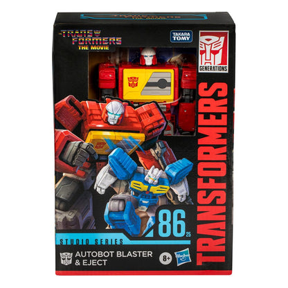 The Transformers: The Movie Generations Studio Series Voyager Class-actiefiguur Autobot Blaster & Eject 16 cm