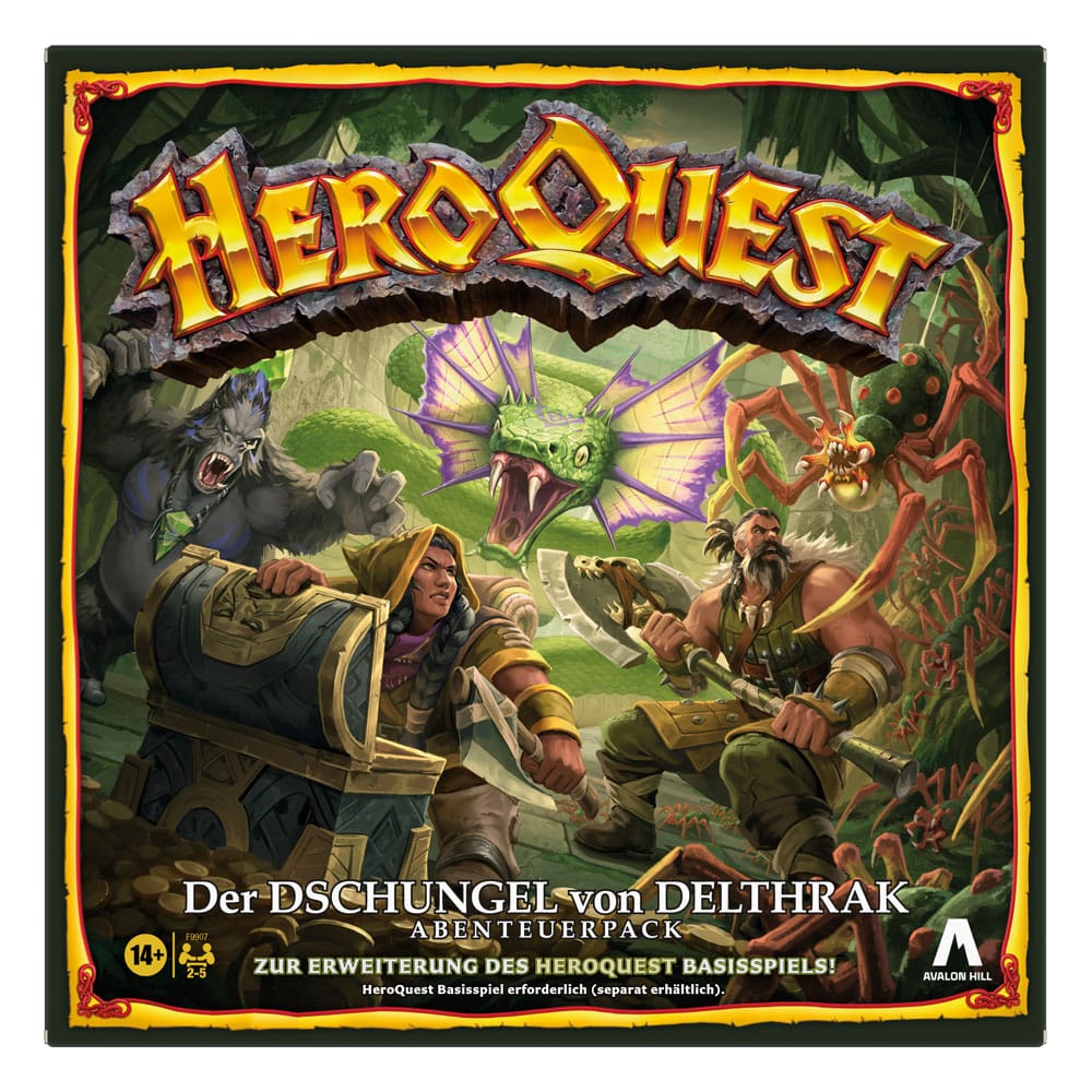 HeroQuest Board Game Expansion Der Dschungel von Delthrak Quest Pack *Duitse versie *