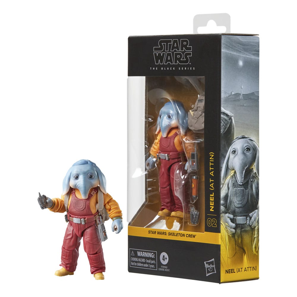Star Wars: Skeleton Crew Black Series Action Figuur Neel (At Attin) 15 cm