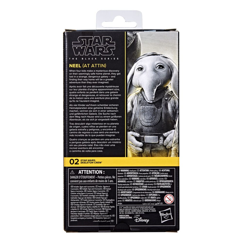 Star Wars: Skeleton Crew Black Series Action Figuur Neel (At Attin) 15 cm