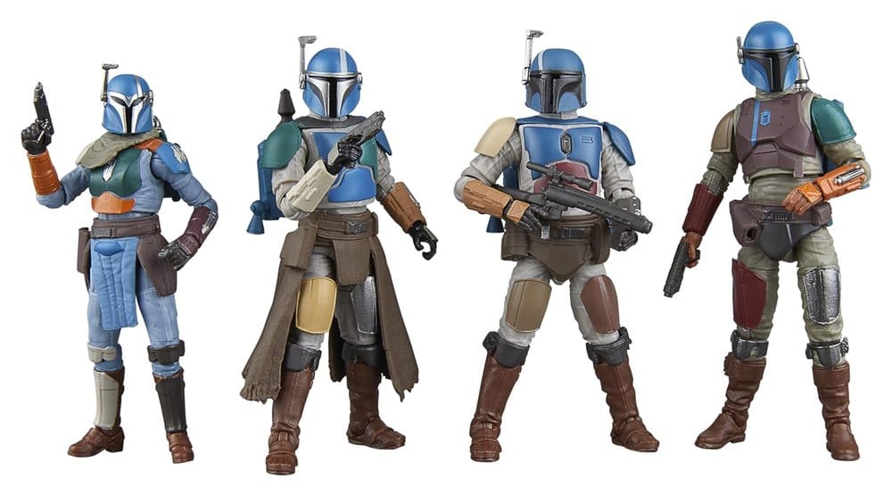 Star Wars The Mandalorian Vintage Collection actiefiguren 4-pack Mandalorian Shriek-Hawk 10 cm