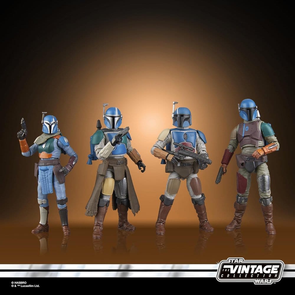Star Wars The Mandalorian Vintage Collection actiefiguren 4-pack Mandalorian Shriek-Hawk 10 cm