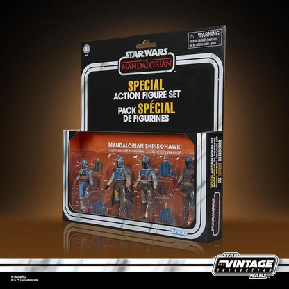 Star Wars The Mandalorian Vintage Collection actiefiguren 4-pack Mandalorian Shriek-Hawk 10 cm