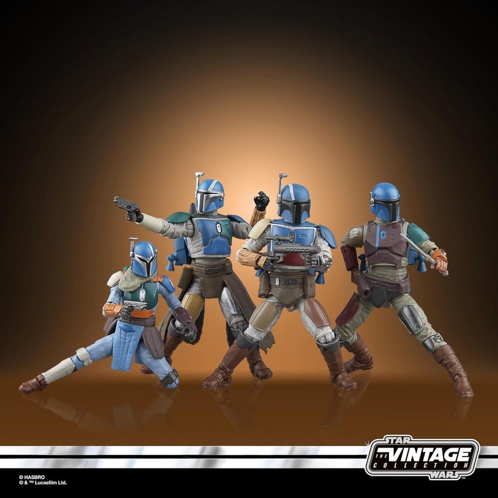 Star Wars The Mandalorian Vintage Collection actiefiguren 4-pack Mandalorian Shriek-Hawk 10 cm