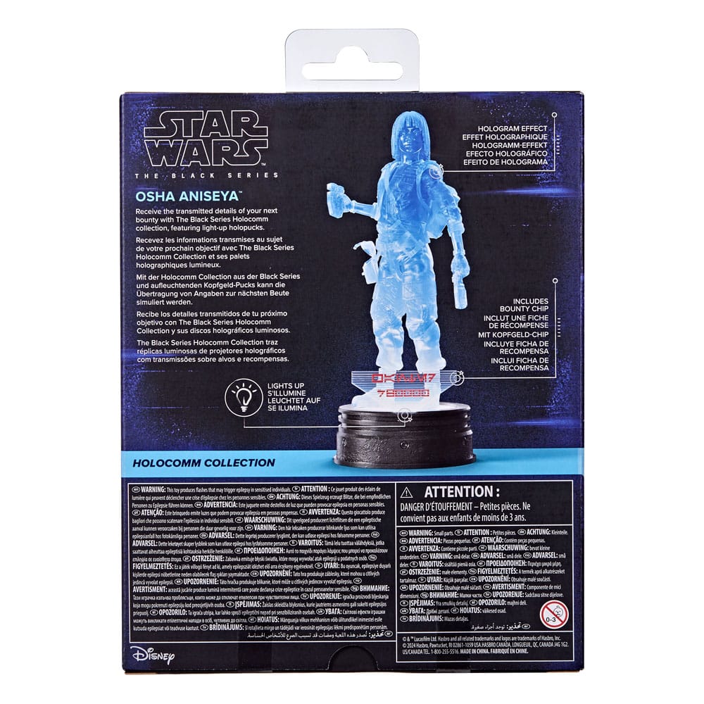 Star Wars Black -serie Holocomm Collection Action Figuur OSHA Aniseya 15 cm