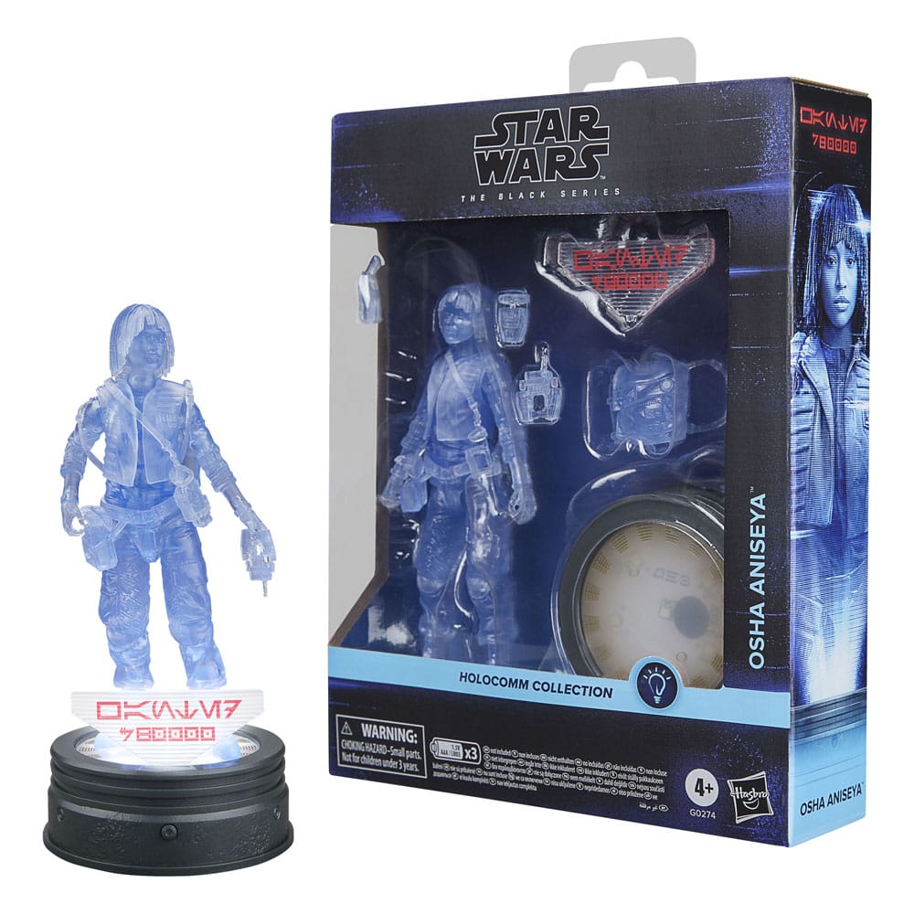 Star Wars Black -serie Holocomm Collection Action Figuur OSHA Aniseya 15 cm