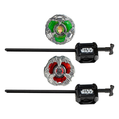 Beyblade X en Star Wars-samenwerking Luke Skywalker 4-80B versus Darth Vader 4-60B