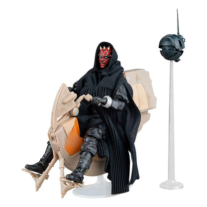 Star Wars Episode I Black Series-voertuig met actiefiguur Darth Maul & Sith Speeder 25e verjaardag