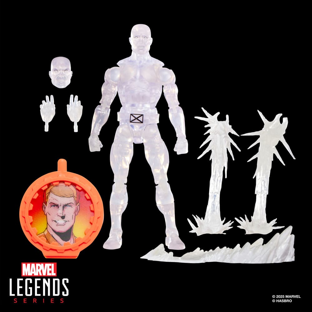 Secret Wars Marvel Legends Retro Actiefiguur Iceman 15 cm