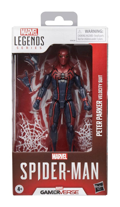 Spider-man Marvel Legends Gamerverse actie Figuur Peter Parker Velocity Suit 15 cm