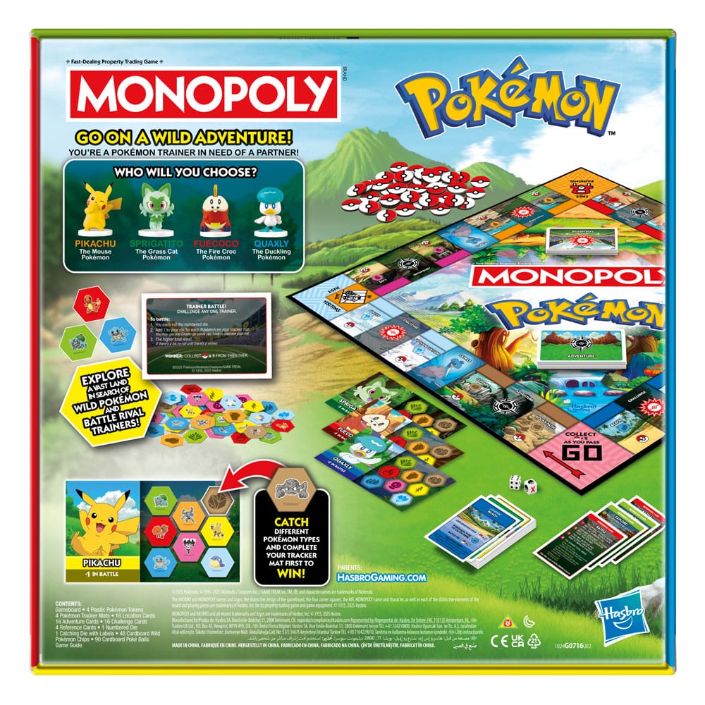 Pokémon Bordspel Monopoly *Engelse versie*