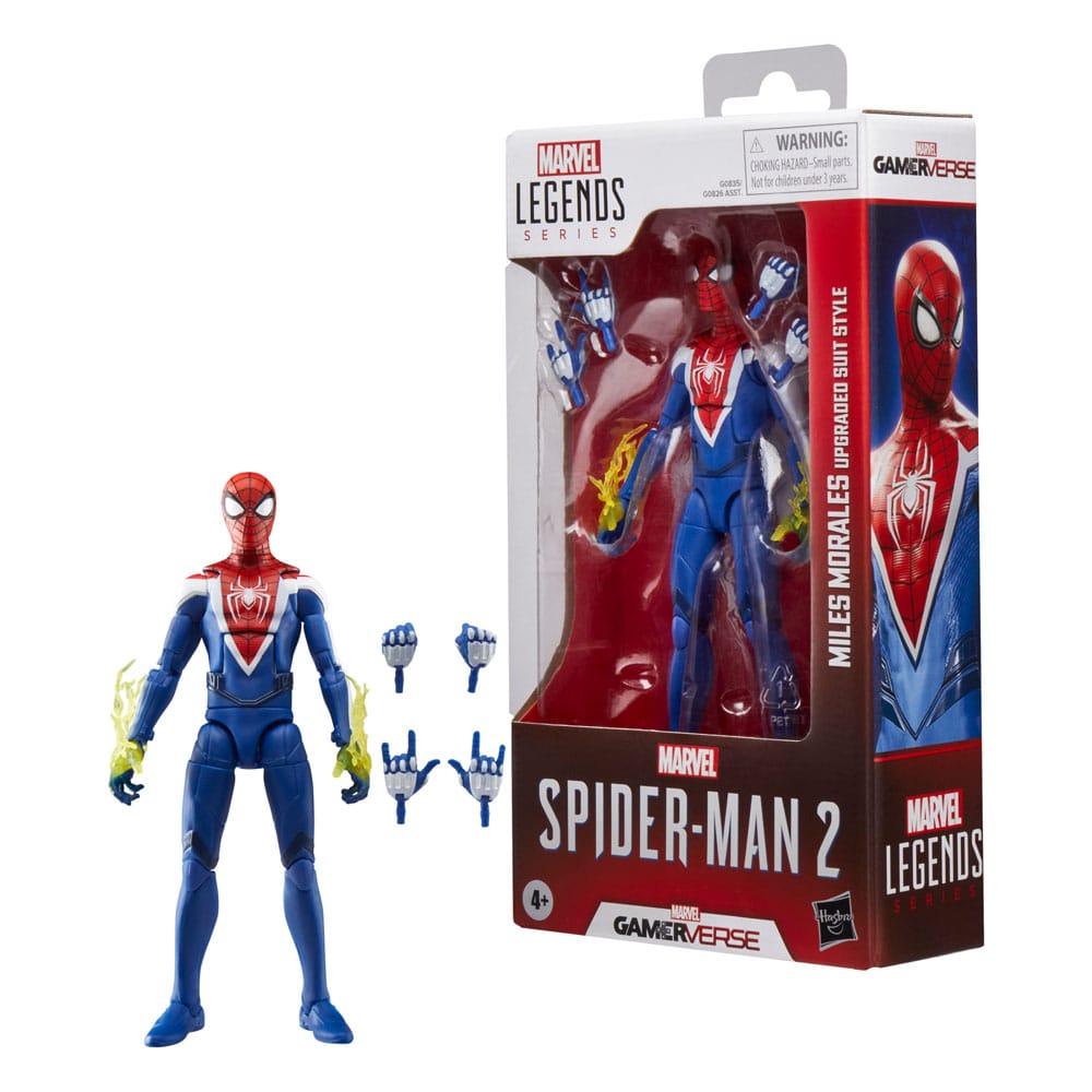 Spider-Man 2 Marvel Legends Gamerverse actie Figuur Miles Morales (geüpgraded pakstijl) 15 cm