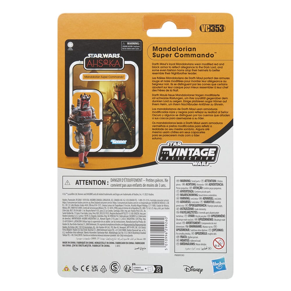 Star Wars: Ahsoka Vintage Collection Action Figuur Mandalorian Super Commando 10 cm