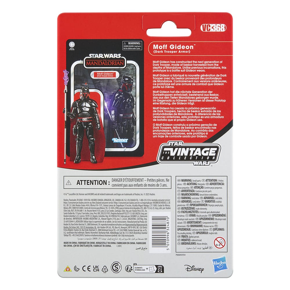 Star Wars: The Mandalorian Vintage Collection Action Figuur Moff Gideon (Dark Trooper Armor) 10 cm