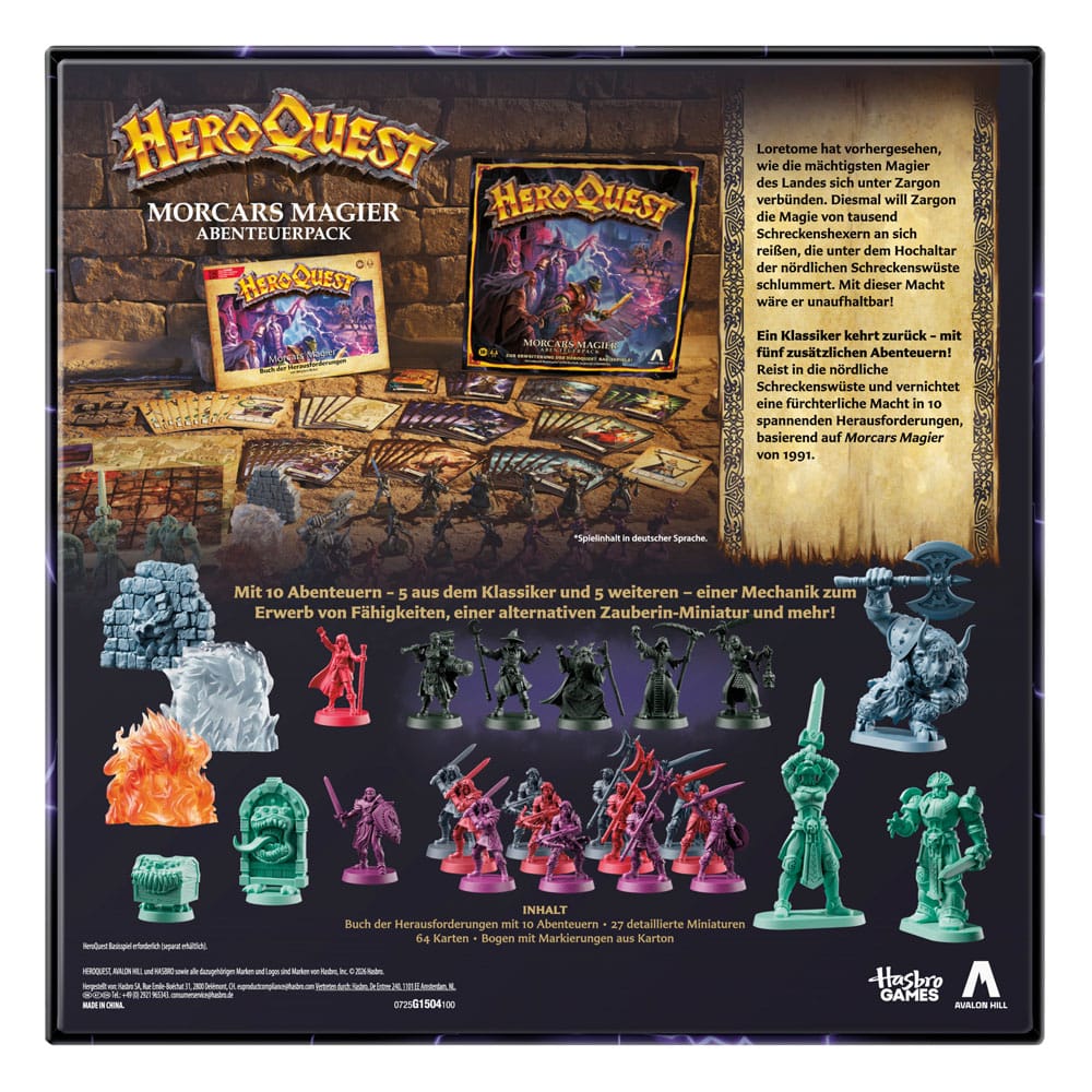 HeroQuest bordspeluitbreiding Morcars Magier Quest Pack *Duitse versie*