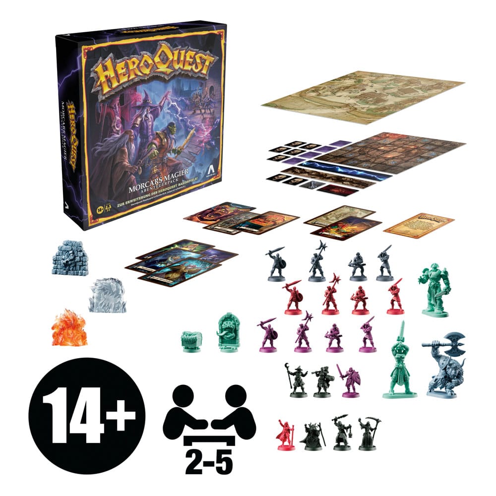 HeroQuest bordspeluitbreiding Morcars Magier Quest Pack *Duitse versie*