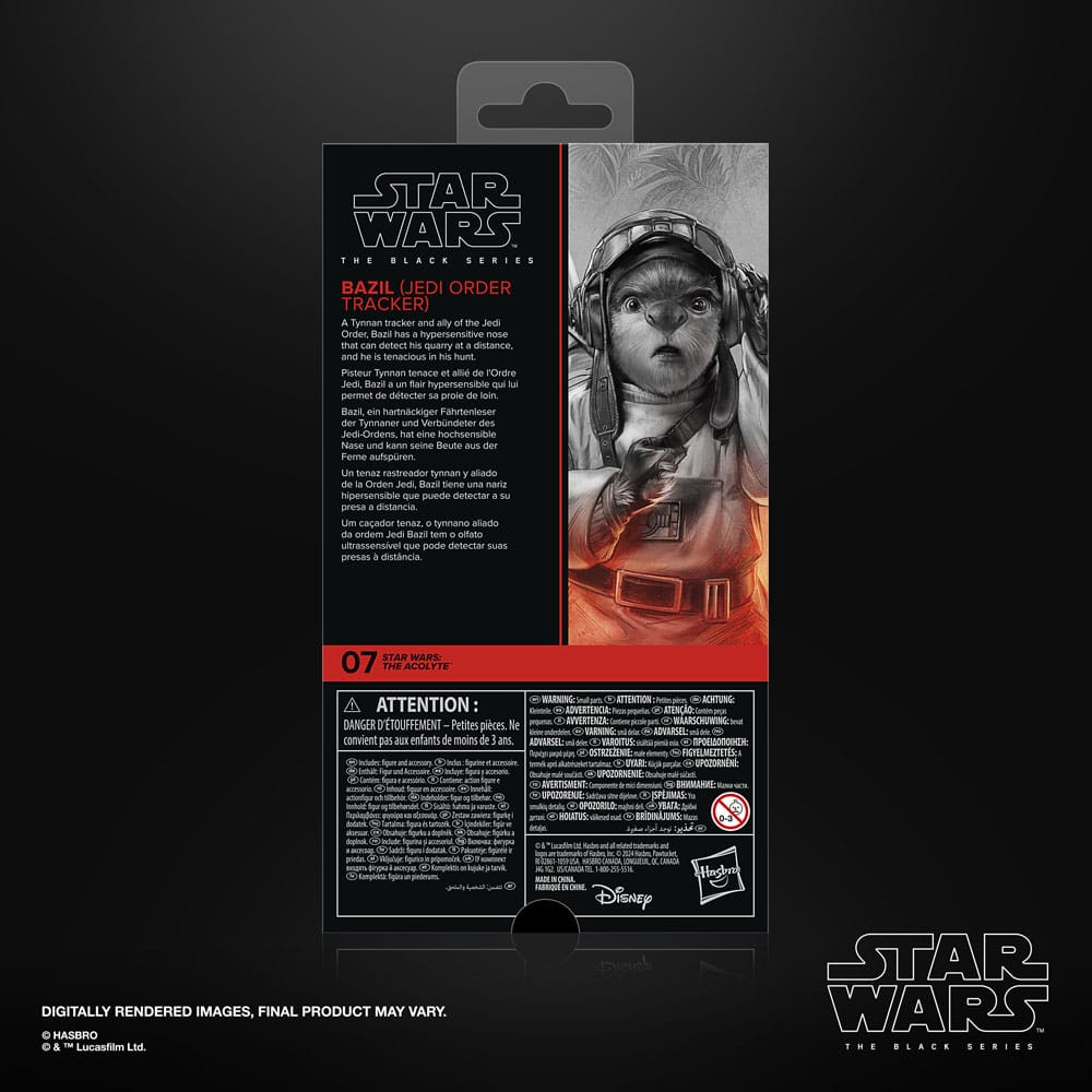 Star Wars: The Acolyte Black Series Action Figuur Bazil (Jedi Order Tracker) 10 cm