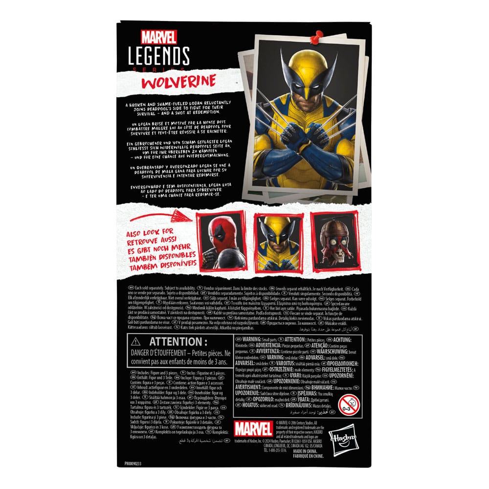 Deadpool & Wolverine Marvel Legends Actiefiguur Wolverine 15 cm