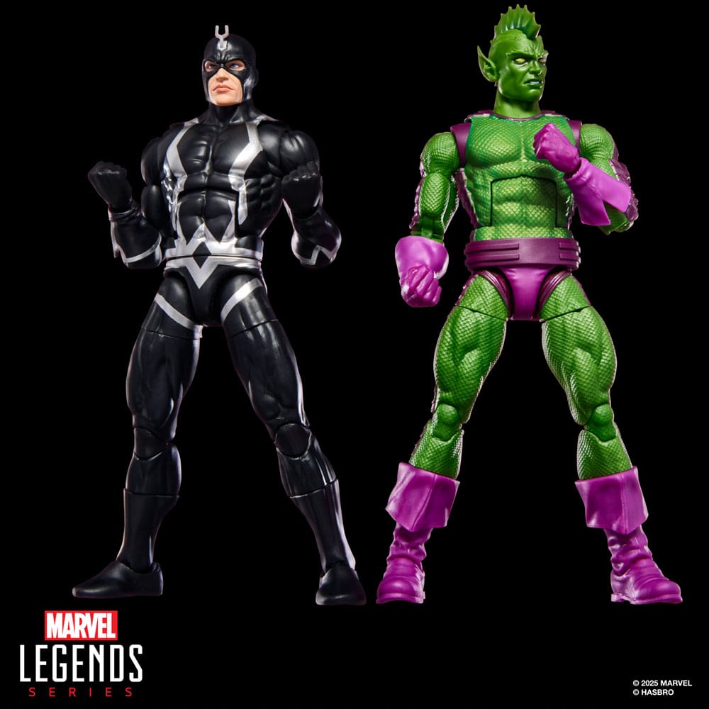 Inhumans Marvel Legends Actiefiguren 2-Pack Zwart Bolt & Marvel's Triton 15 cm