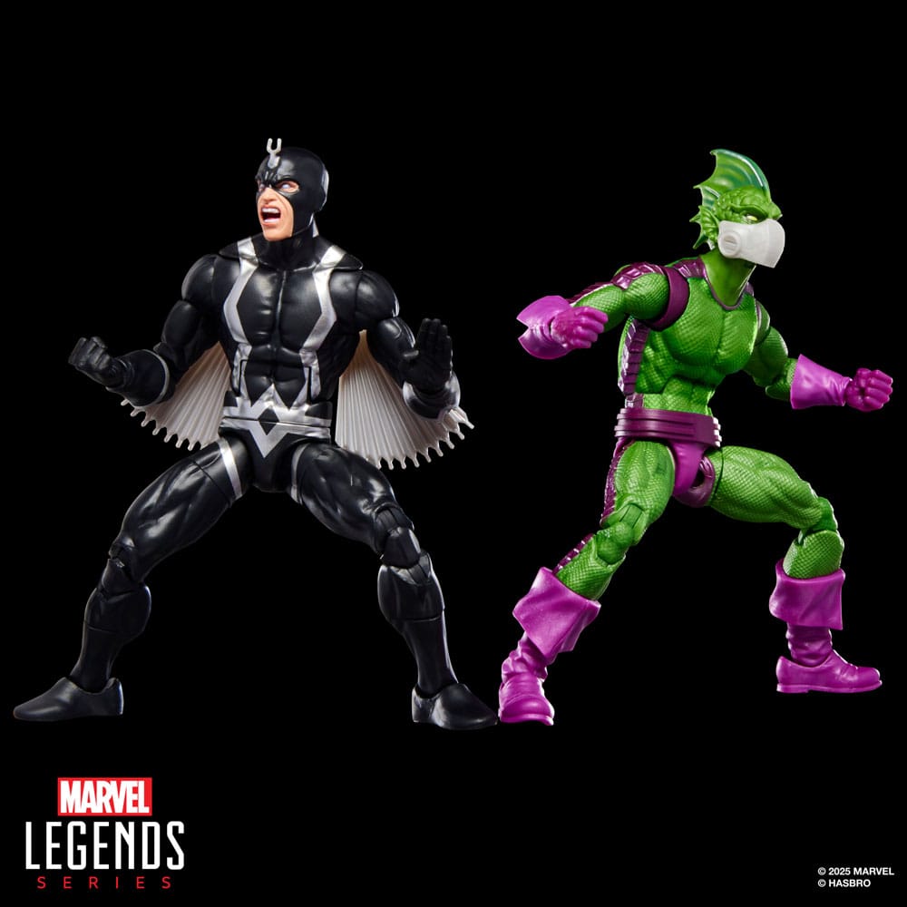 Inhumans Marvel Legends Actiefiguren 2-Pack Zwart Bolt & Marvel's Triton 15 cm