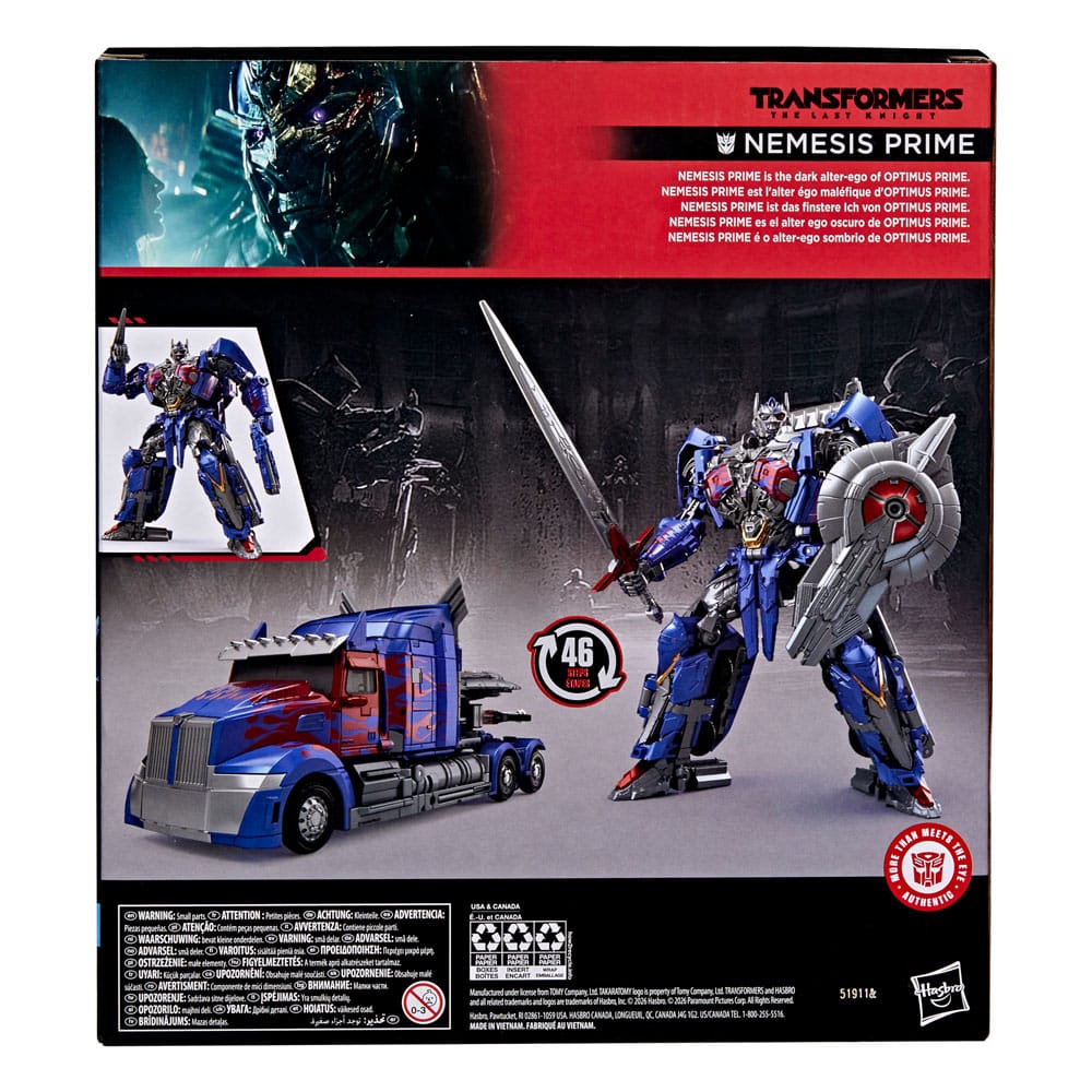 Transformers: The Last Knight Studio Series Leader Class-actiefiguur Nemesis Prime 22 cm
