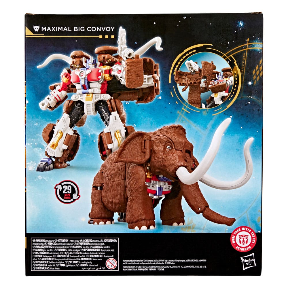 Transformers Age of the Primes Leader Class Actiefiguur Maximal Big Convoy 19 cm