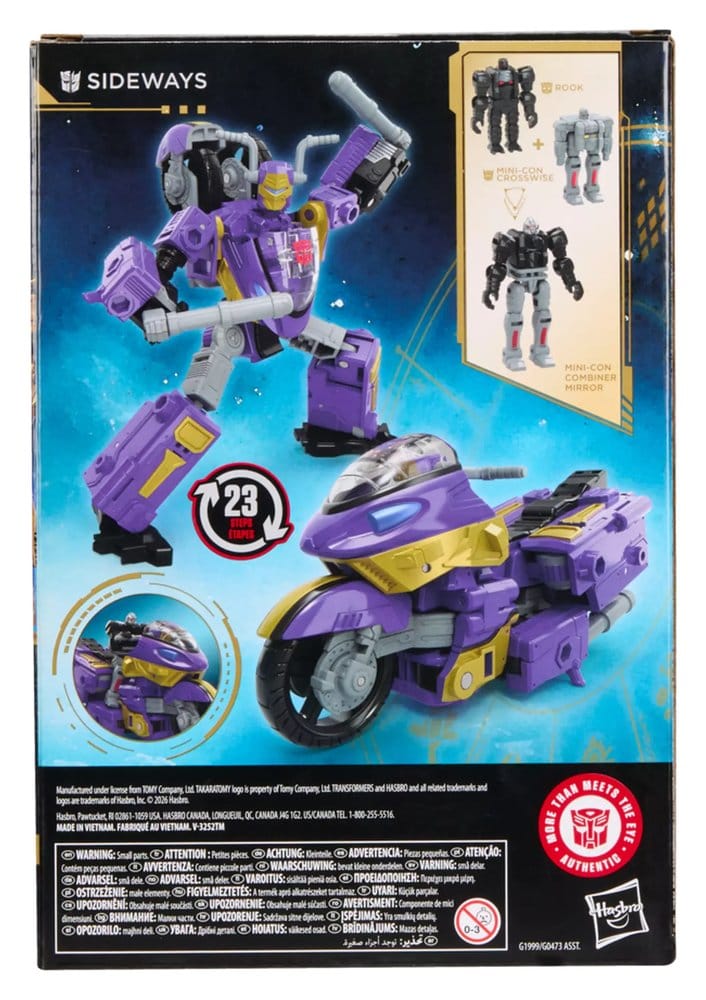 Transformers Age of the Primes Voyager Class Actiefiguur Zijwaarts 14 cm