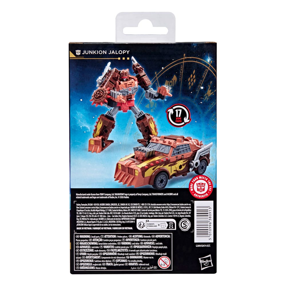 Transformers Age of the Primes Deluxe Class Actiefiguur Junkion Jalopy 14 cm