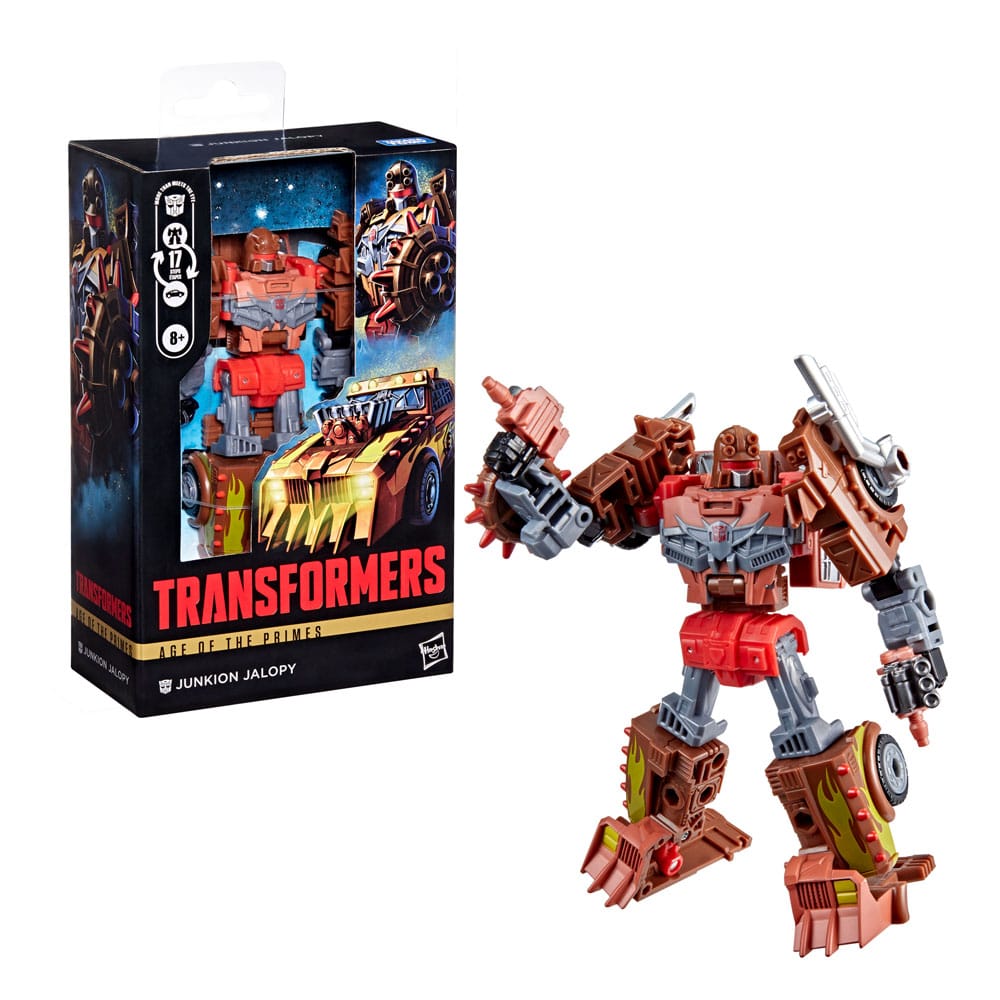 Transformers Age of the Primes Deluxe Class Actiefiguur Junkion Jalopy 14 cm