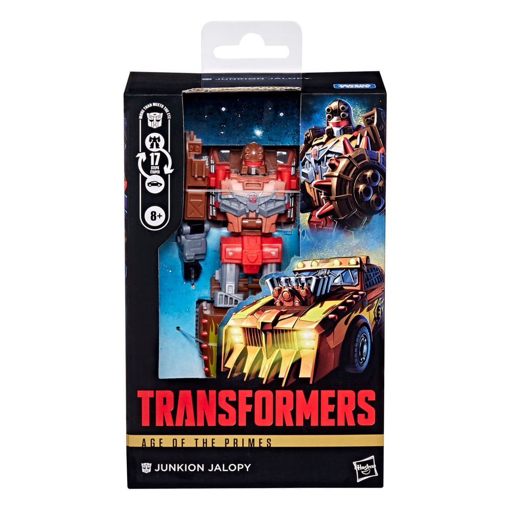 Transformers Age of the Primes Deluxe Class Actiefiguur Junkion Jalopy 14 cm