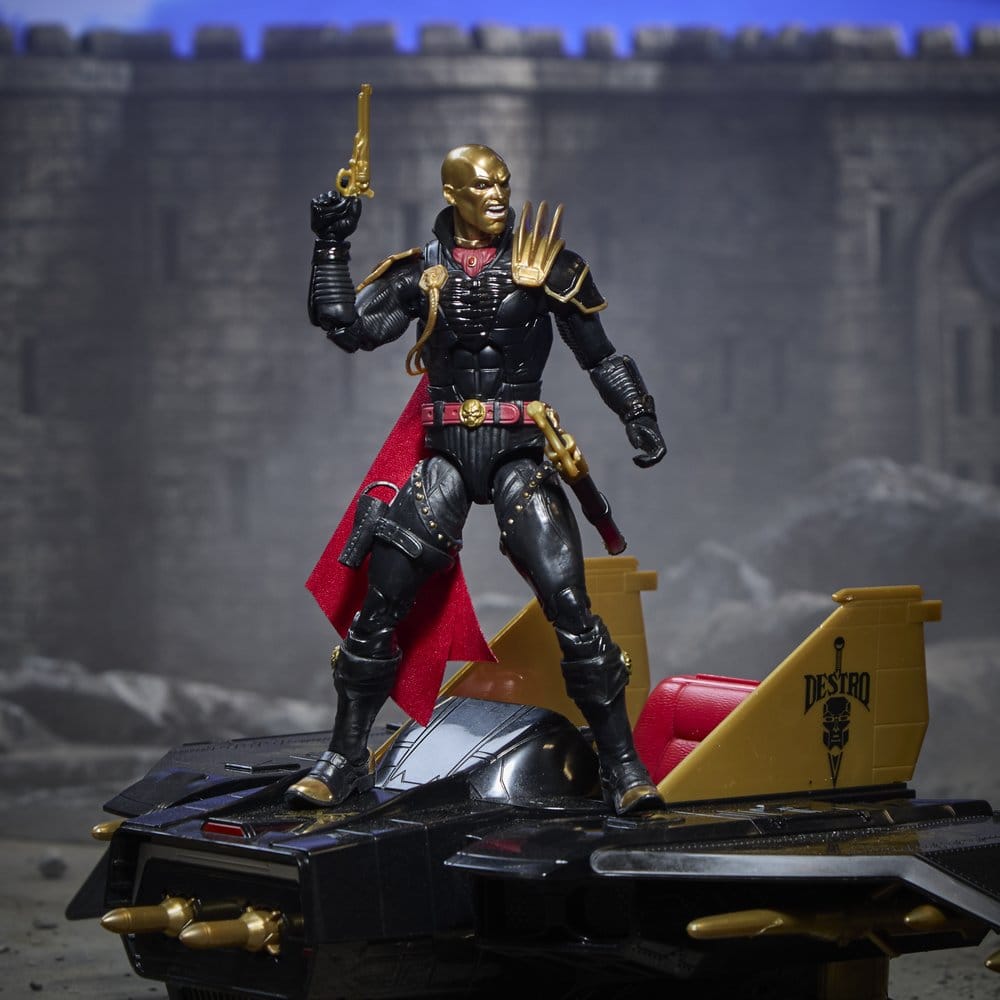 G.I. Joe Classified Series actiefiguur en voertuigset #203 Destro & Iron Grenadier Despoiler 15 cm