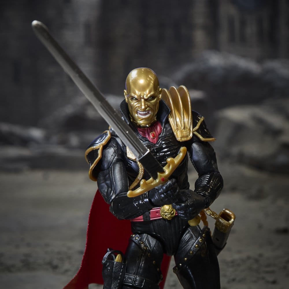 G.I. Joe Classified Series actiefiguur en voertuigset #203 Destro & Iron Grenadier Despoiler 15 cm