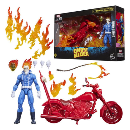 Ghost Rider Marvel Legends Actiefiguur Johnny Blaze met motorfiets 15 cm