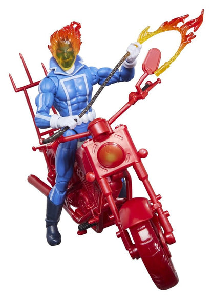 Ghost Rider Marvel Legends Actiefiguur Johnny Blaze met motorfiets 15 cm