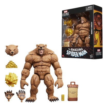 The Amazing Spider-Man Marvel Legends Actiefiguur Marvel's Grizzly 15 cm