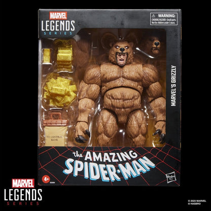 The Amazing Spider-Man Marvel Legends Actiefiguur Marvel's Grizzly 15 cm