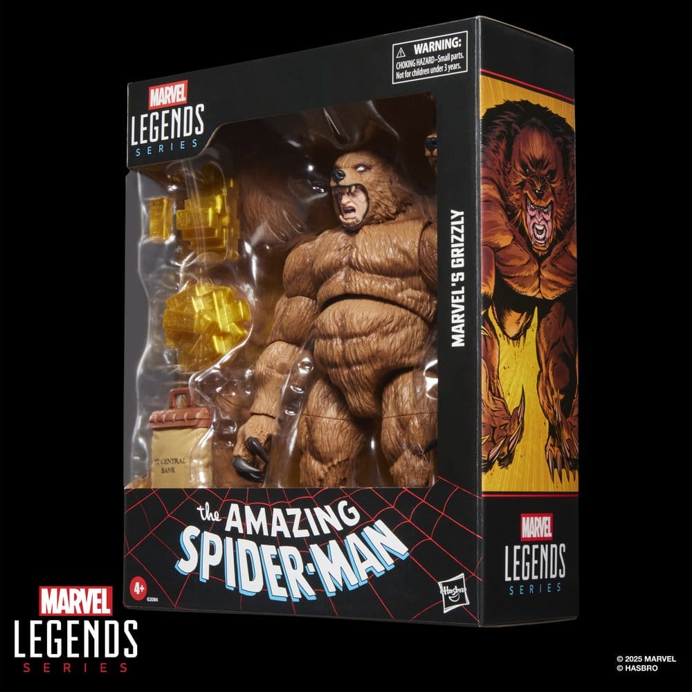 The Amazing Spider-Man Marvel Legends Actiefiguur Marvel's Grizzly 15 cm