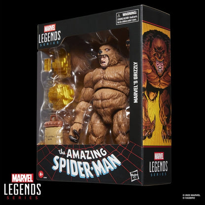 The Amazing Spider-Man Marvel Legends Actiefiguur Marvel's Grizzly 15 cm