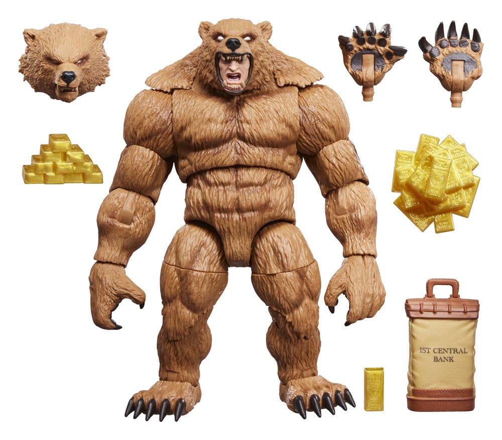 The Amazing Spider-Man Marvel Legends Actiefiguur Marvel's Grizzly 15 cm