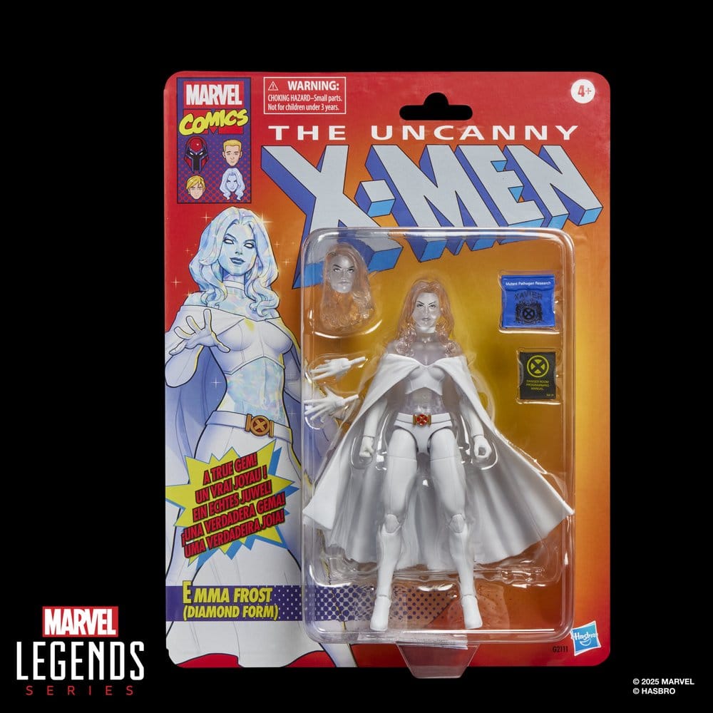 The Uncanny X-Men Marvel Legends actiefiguur Emma Frost (diamantvorm) 15 cm