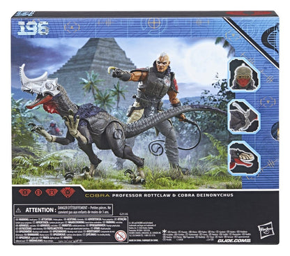G.I. Joe Classified Series Actiefiguren, 2-pack #196 Professor Rottclaw & Cobra Deinonychus 15 cm