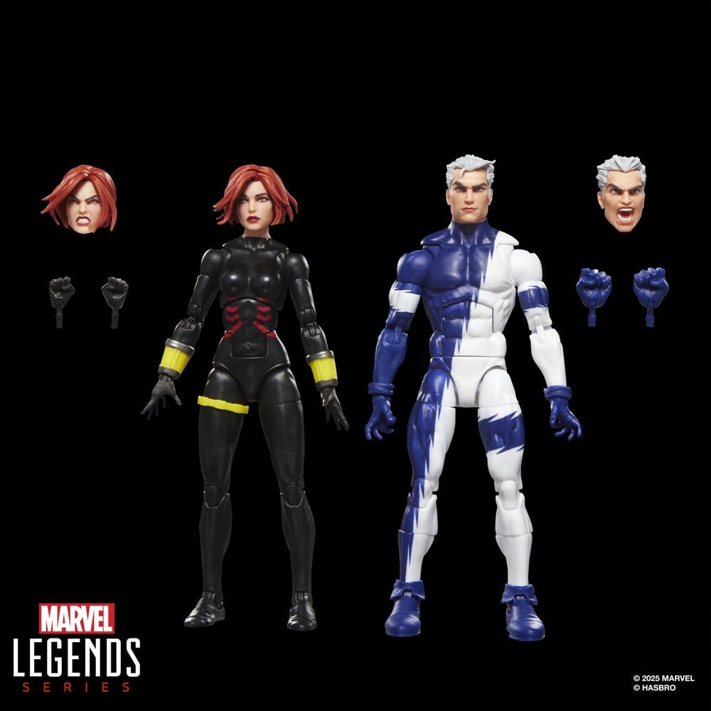 Avengers Marvel Legends Actiefiguren 2-Pack Black Widow & Quicksilver 15 cm