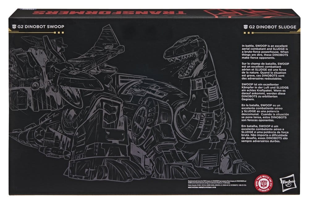 Transformers Age of the Primes Leader Class-actiefiguur 2-pack G2 G2 Dinobot Swoop & G2 Dinobot Sludge 19 cm