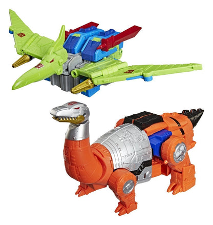 Transformers Age of the Primes Leader Class-actiefiguur 2-pack G2 G2 Dinobot Swoop & G2 Dinobot Sludge 19 cm