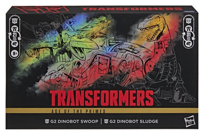 Transformers Age of the Primes Leader Class-actiefiguur 2-pack G2 G2 Dinobot Swoop & G2 Dinobot Sludge 19 cm