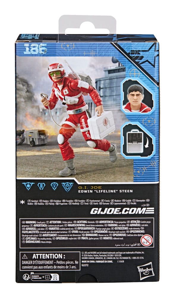 G.I. Joe Classified Series Actiefiguur Edwin "Lifeline" Steen 15 cm
