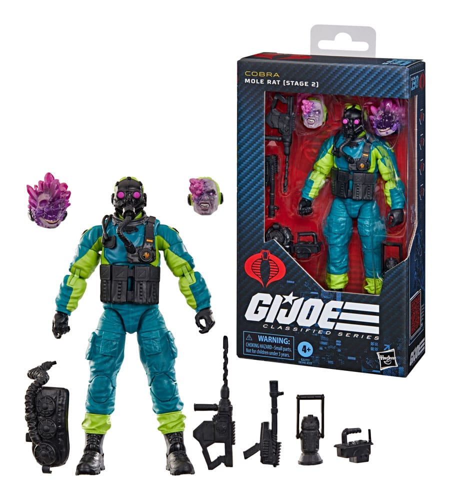G.I. Joe Classified Series Actiefiguur Molrat (Fase 2) 15 cm